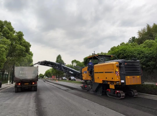 “舊貌換新顏，喜迎亞運會”—— 徠卡3D銑刨應用于舊路改造